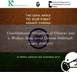 constitutional law and corona pandemic