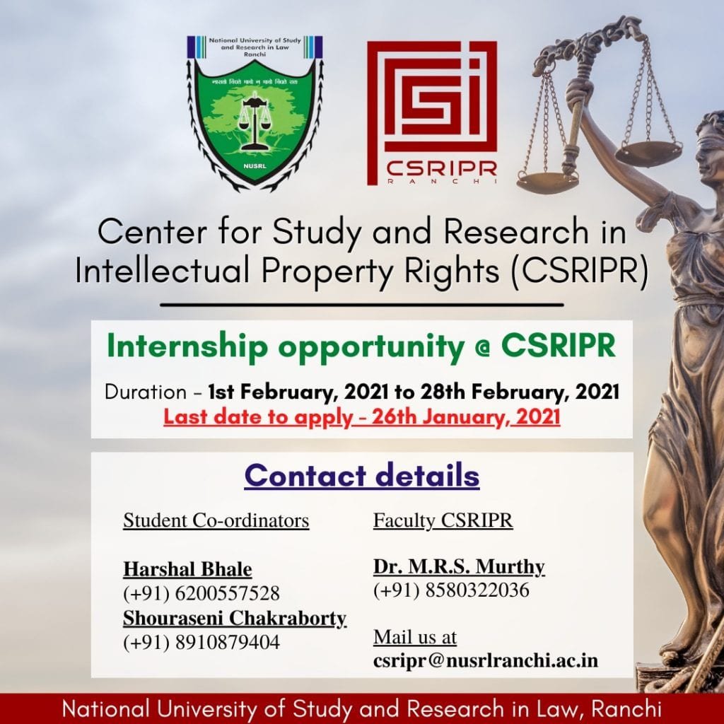 Internship Opportunity At Center For Study And Research In Intellectual