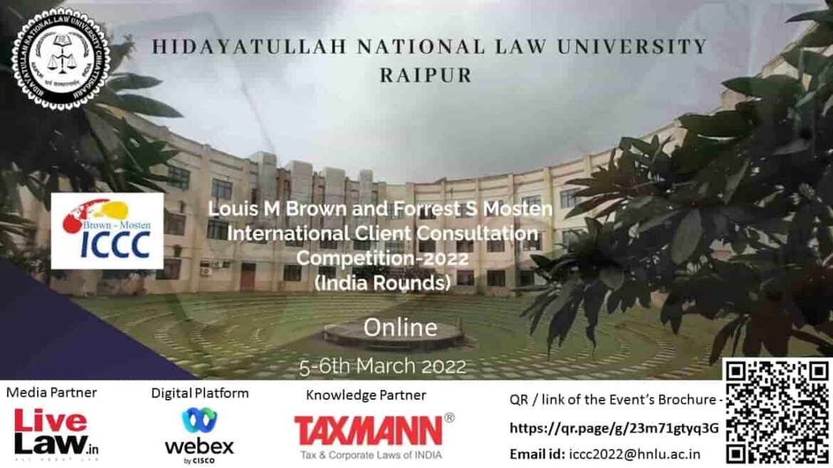 Hidayatullah National Law University International Client Consultation Competition