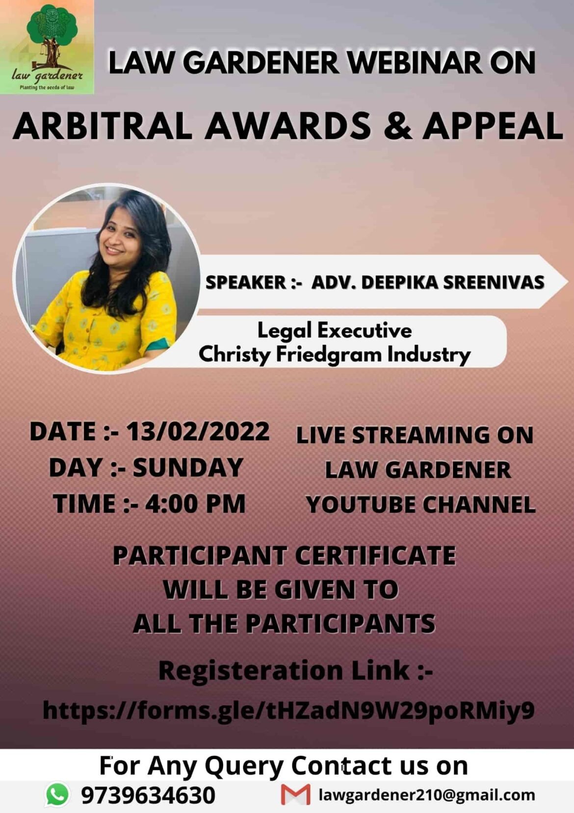 Law Gardener Webinar